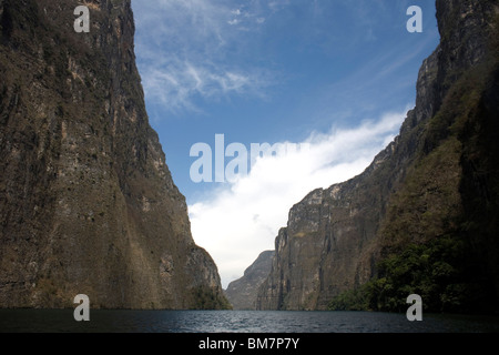 Dans le Canyon du Sumidero Tuxla Gutierrez, Chiapas, Mexique, le 18 février 2010. Banque D'Images