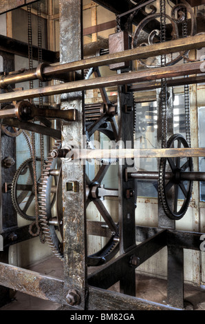 Horloge astronomique médiévale dans la cathédrale Saint-Guy, à Prague, le château de Prague - Intérieur - détail Banque D'Images