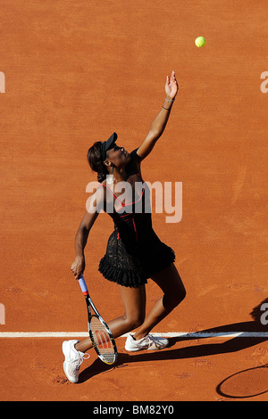 Venus Williams (USA) qui participent à l'Open de France 2010 Banque D'Images