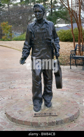 Visitez le lieu de naissance d'Elvis Presley à Tupelo, Mississippi, où le roi du Rock 'n' Roll est né le 8 janvier 1935. Banque D'Images