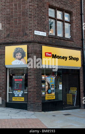 La boutique de l'argent basé sur le Frère Lane, Nottingham England UK Banque D'Images