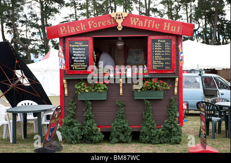 Food à la 57e concours de labour mondiale, tenue à Methven, nr Christchurch en Nouvelle-Zélande en avril 2010 Banque D'Images