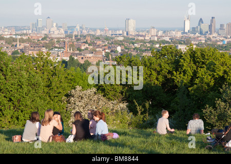 La colline du Parlement - Hampstead Heath - Londres Banque D'Images