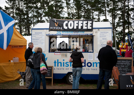 Buvette à la 57e concours de labour mondiale, tenue à Methven, nr Christchurch en Nouvelle-Zélande en avril 2010 Banque D'Images