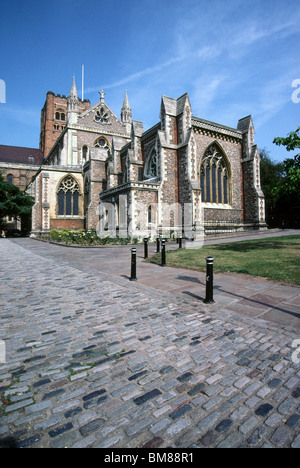 La Cathédrale de St Albans, Hertfordshire, Royaume-Uni Banque D'Images