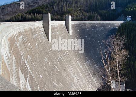 Barrage de Hungry Horse, Montana Banque D'Images