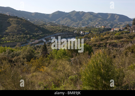 Parque Natural Montes de Malaga. L'Andalousie. L'Espagne. Banque D'Images