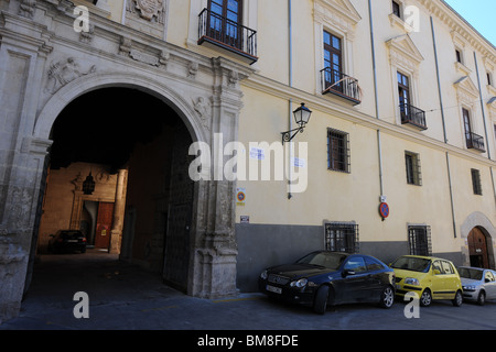 Palacio Episcopal, Cuenca, Castille-La Manche, Espagne Banque D'Images