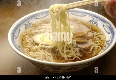 Soupe aux nouilles ramen Banque D'Images