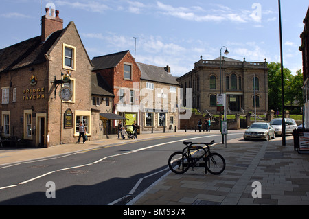 Bridge Street, Mansfield, Nottinghamshire, Angleterre, RU Banque D'Images