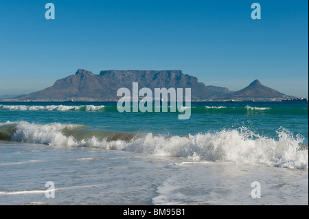 Le tableau sur la montagne de Bloubergstrand au nord de Cape Town Afrique du Sud Banque D'Images