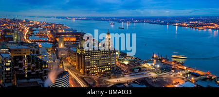 Front de mer historique de Liverpool, Site du patrimoine mondial Banque D'Images