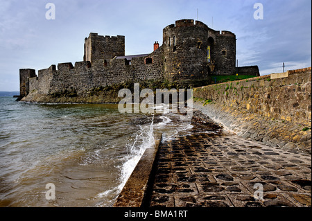 Dans le comté d'Antrim Carrickfergus Castle Banque D'Images