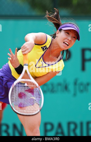 Jie Zheng (CHN) qui participent à l'Open de France 2010 Banque D'Images