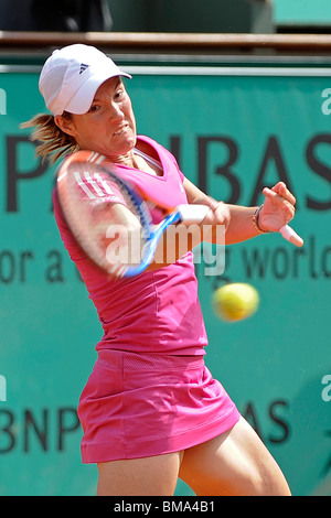 Justine Henin (BEL) participent à l'Open de France 2010 Banque D'Images