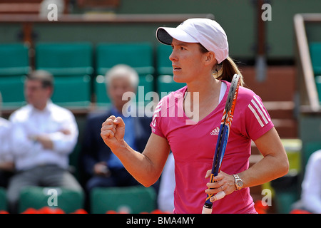 Justine Henin (BEL) participent à l'Open de France 2010 Banque D'Images