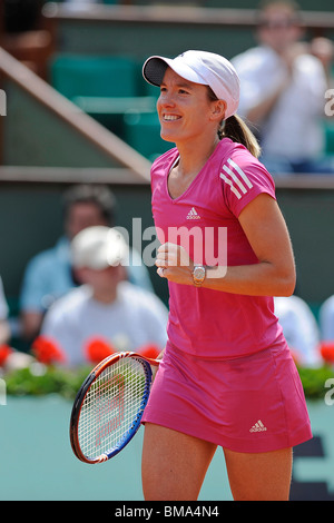 Justine Henin (BEL) participent à l'Open de France 2010 Banque D'Images