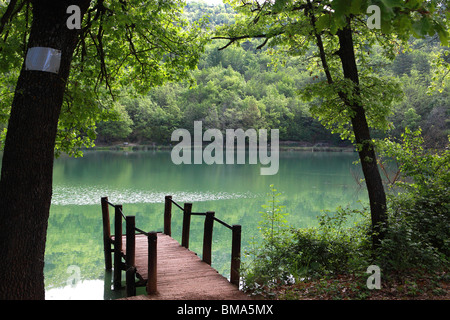 Lago Sinizzo, San Demetrio Ne' Vestini, Abruzzo, Italie Banque D'Images