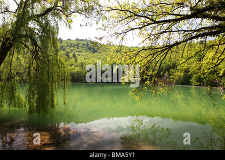 Lago Sinizzo, San Demetrio Ne' Vestini, Abruzzo, Italie Banque D'Images