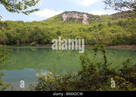 Lago Sinizzo, San Demetrio Ne' Vestini, Abruzzo, Italie Banque D'Images