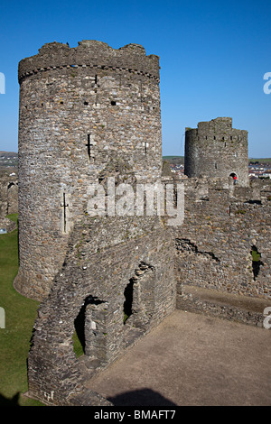 Ruine de château de Kidwelly Carmarthenshire Wales UK Banque D'Images