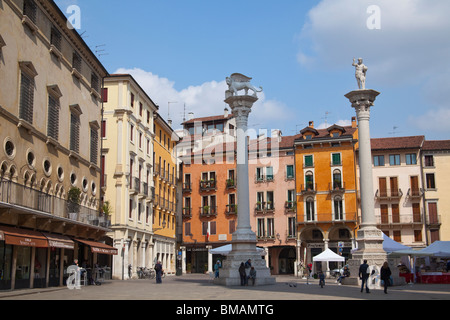 Piazza dei Signori Vicence Vénétie Italie Banque D'Images