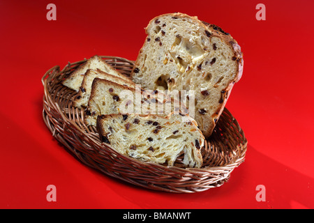 Gâteau panettone italien Banque D'Images