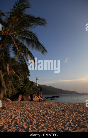 Ayer Batang beach (ABC), Pulau Tioman, Malaisie Banque D'Images