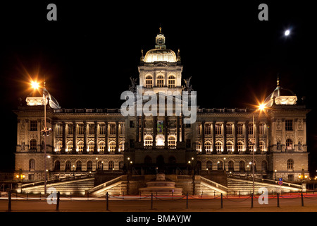 Musée National (Národní muzeum), Prague, République Tchèque Banque D'Images