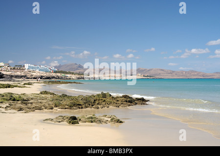 Plage de Costa Calma, Fuerteventura, Îles Canaries Banque D'Images