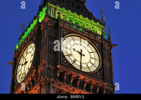 Tour Elizabeth, tour Big Ben, chambres du Parlement, Palais de Westminster, Londres, Royaume-Uni Banque D'Images