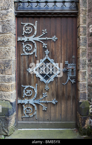 porte médiévale Banque D'Images