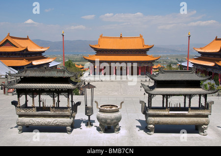 Complexe du temple Chongsheng Dali Yunnan Chine Banque D'Images