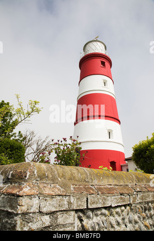 Happisburgh phare, Norfolk, Angleterre, Royaume-Uni. Banque D'Images