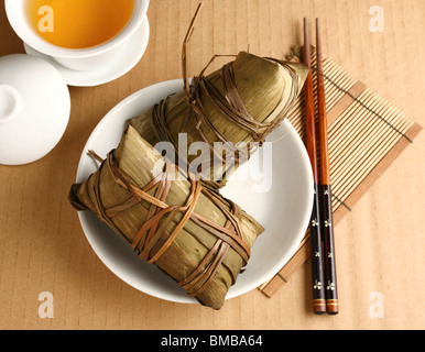 Boulettes de riz Banque D'Images