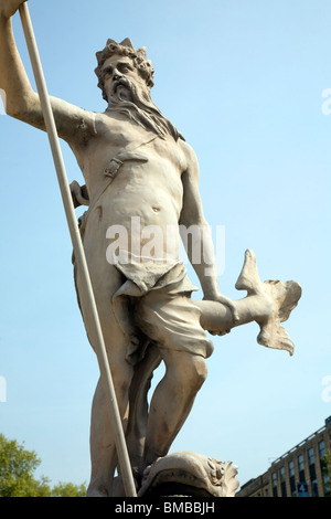 Statue de Neptune, Central Promenade, Bristol Banque D'Images