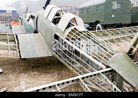 Aéronef abandonné Banque D'Images