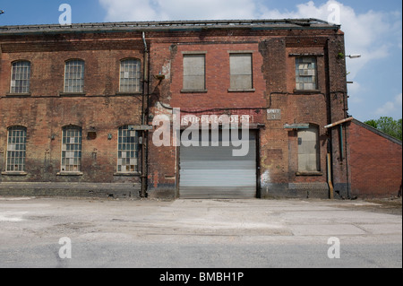 L'érection shop à l'ancienne Loco Horwich Works, Horwich, Bolton. Mis en place par le Lancashire & Yorkshire Railway Company. Banque D'Images