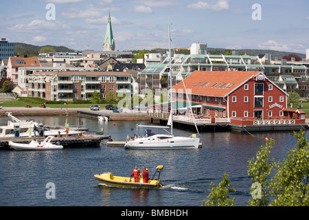 Strandpromenaden Kristiansand Norvège Banque D'Images