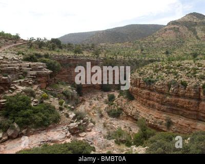 Tamgault Gorge Trail Banque D'Images