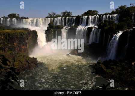 Salto San Martin, Iguassu Falls, parc national de l'Iguazu, Puerto Iguazu, Argentine Banque D'Images