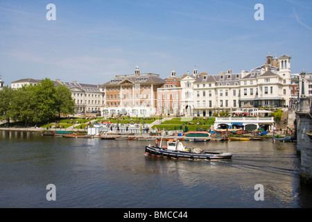 Riverside, Richmond upon Thames, Surrey, Londres. Banque D'Images