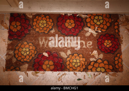 Tapis d’accueil Banque D'Images