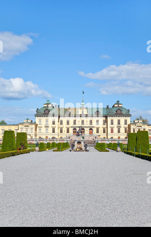 Château de Drottningholm, en Suède, la maison de la famille royale. Banque D'Images