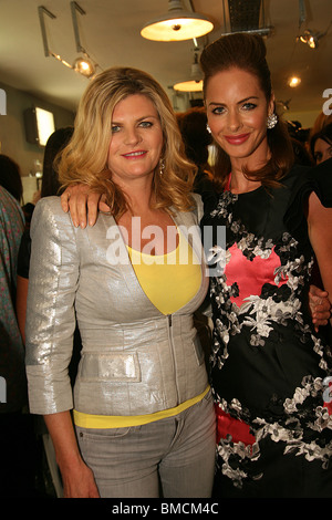 Trinny Woodall et Susanah Constantine célébrités à l'Aqua fête de lancement dans Fouberts place Londres Banque D'Images