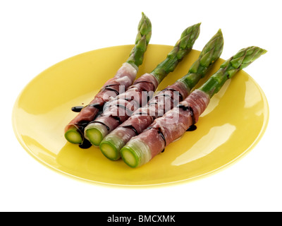 D'asperge avec jambon de Parme Banque D'Images