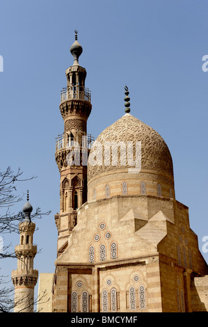 Le Sultan al-Mu'ayyad complexe mosquée au Caire islamique, l'Egypte Banque D'Images