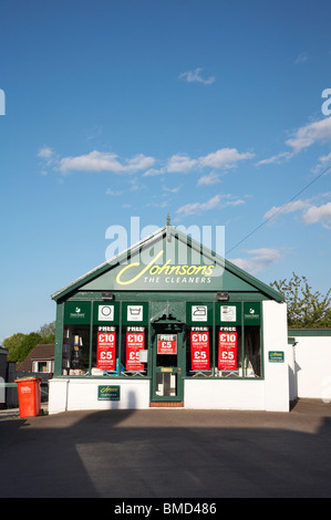 Les Johnsons Cleaners shop UK à Sandbach Banque D'Images