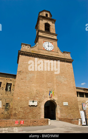 Gonzaga Novellara, forteresse, province de Reggio Emilia, Emilie Romagne, Italie Banque D'Images