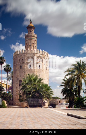 La Torre del Oro, Séville, Espagne Banque D'Images